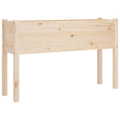 Planter Natural Wood Solid pinewood Large Durable Planter
