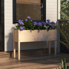 Planter Natural Wood Solid pinewood Large Durable Planter