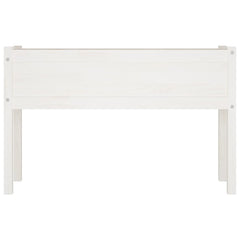 Planter White Solid pinewood Large Durable Planter