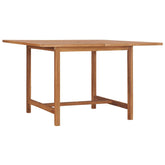 Garden Dining Table Warm Teak Teak wood 43.3x43.3x29.5 in Durable