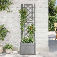 Garden Planter Stone Gray Polypropylene Large Garden Planter