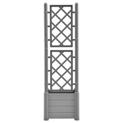 Garden Planter Stone Gray Polypropylene Large Garden Planter