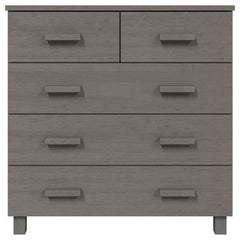 Sideboard Light gray Solid pine wood, MDF Medium Sideboard