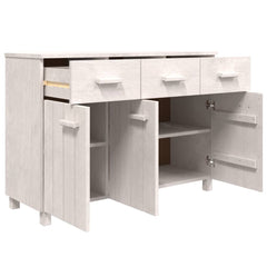 Sideboard White Solid pinewood, MDF Medium Sideboard