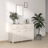 Sideboard White Solid pinewood, MDF Medium Sideboard
