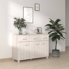 Sideboard White Solid pinewood, MDF Medium Sideboard