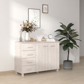 Sideboard White Solid pinewood, MDF Medium Sideboard