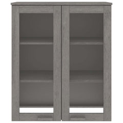 Top for Highboard HAMAR Light Gray 33.5x13.8x39.4 Solid Wood Pine
