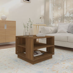 Coffee Table Brown Oak Engineered Wood Medium Coffee Table