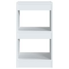 Book Cabinet White Engineered wood Medium Book Cabinet