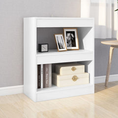 Book Cabinet White Engineered wood Medium Book Cabinet