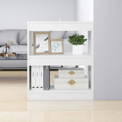 Book Cabinet White Engineered wood Medium Book Cabinet