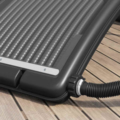 Solar Pool Heating Panel Set of 3 Black HDPE Standard