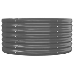 Garden Raised Bed Anthracite Powder-coated steel Extra Long