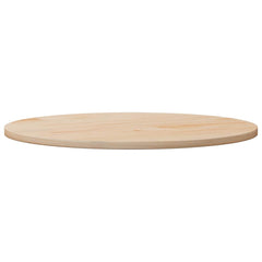 Table Top Ø35.4x1 Solid Wood Pine