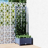 Garden Planter Blue grey Polypropylene Large Planters