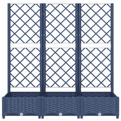 Garden Planter Blue Grey Polypropylene Large Planters