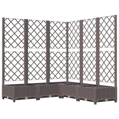 Garden Planter Brown Polypropylene Large Planters