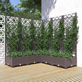 Garden Planter Brown Polypropylene Large Planters