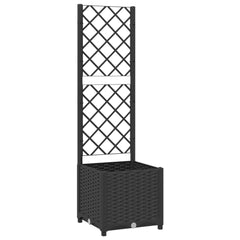 Garden Planter Black Polypropylene 53.5 in tall Planters