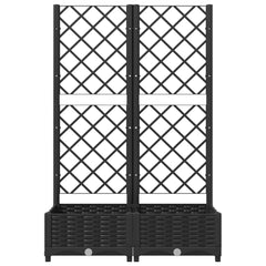 Garden Planter Black Polypropylene Medium Planters