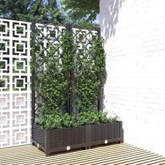 Garden Planter Black Polypropylene Medium Planters