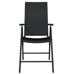 Garden Dining Set Black