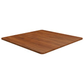 Table Top Dark Brown Solid Oak Wood 27.6 x 27.6 in square Durable