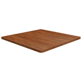 Table Top Dark brown Solid oak wood 31.5 x 31.5 in Durable