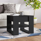 Coffee Table Black Engineered wood Medium Coffee Table Square