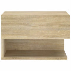 Wall-mounted Bedside Cabinet Sonoma Oak Engineered Wood Small