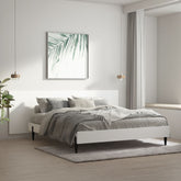 Wall Headboard White Engineered wood 94.5 x 0.6 x 31.5 in