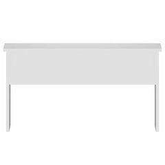 Coffee Table White Engineered wood Medium Height-Adjustable