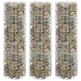 Gabion Raised Bed Silver Galvanized steel Medium Durable