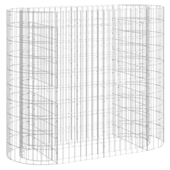 Gabion Raised Bed Silver Galvanized iron Medium Durable