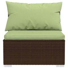 Garden Lounge Set Brown