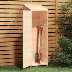 Garden Shed Brown Solid fir wood Medium Garden Shed Rectangular