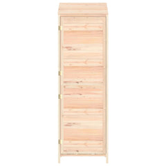 Bostome solid fir wood garden storage shed with a sturdy frame and ample interior space for tools.