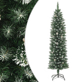 Christmas Tree Green and white PVC Slim Decorative Inlays