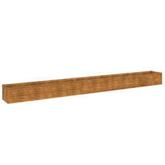 Garden Raised Bed Rusty Corten Steel Large Decorative Inlays