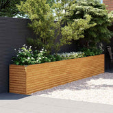 Garden Raised Bed Rusty Corten steel Large Durable