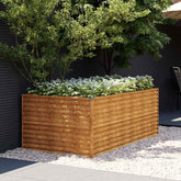 Garden Raised Bed 77.2x39.4x27.2 Corten Steel