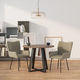Dining Chair Set of 2 Light grey