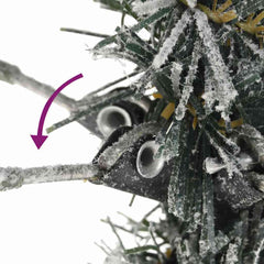 Christmas Tree White and green PVC Slim Decorative Inlays