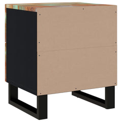 Bedside Cabinet Multicolour Solid reclaimed wood, iron Medium