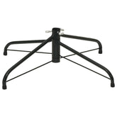 Black steel Christmas tree stand designed for artificial trees, measuring 3x3x1 ft.