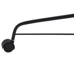 Bostome Christmas tree stand with wheels, made of durable black steel for artificial trees.