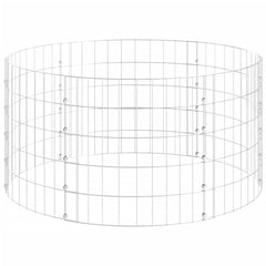 Garden Composter Silver Galvanized steel Large Breathable Design