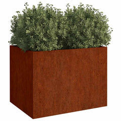Planter Rusty Corten steel Medium Decorative Inlays Planter