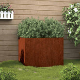 Planter Rusty Corten steel Medium Decorative Inlays Planter